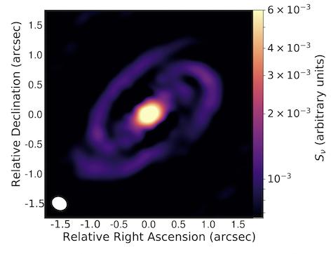 Elias 2-27 simulated ALMA image