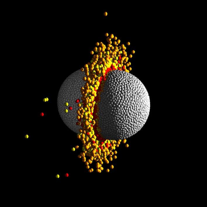 Kepler-207b giant impact