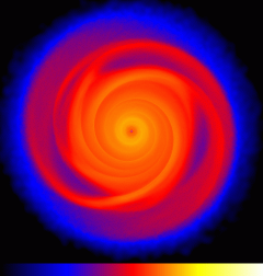 Self-gravitating spirals density waves
